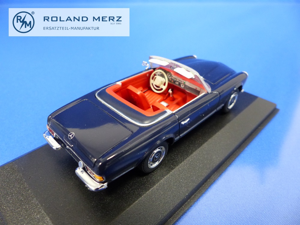 Mercedes-Benz 280 SL Cabriolet dunkelblau - Minichamps PMA 1:43