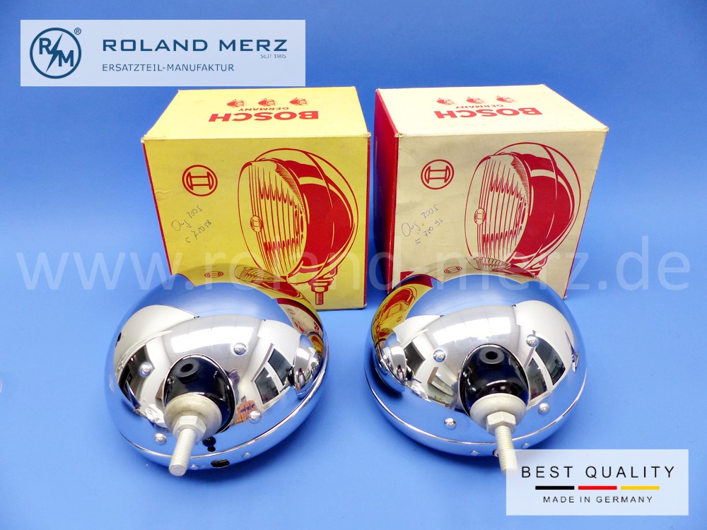 0306500003 Bosch Satz original Zusatzscheinwerfer, LE/EF 150/3 Nebelscheinwerfer, 150mm für Mercedes 300, 300b, 300S, und 300Sc ,neue Bosch Nr. 0306500003, Original Bosch Neuteile-NOS 1 Satz (2 St.)