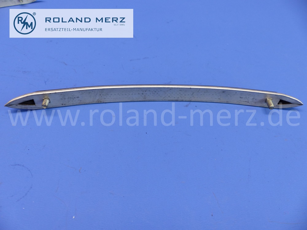 Set ornamental bar, Mercedes vintage commercial vehicle, 5 x 423mm and 4 x 223mm, curved aluminum support with plastic profile, mounting thread M4