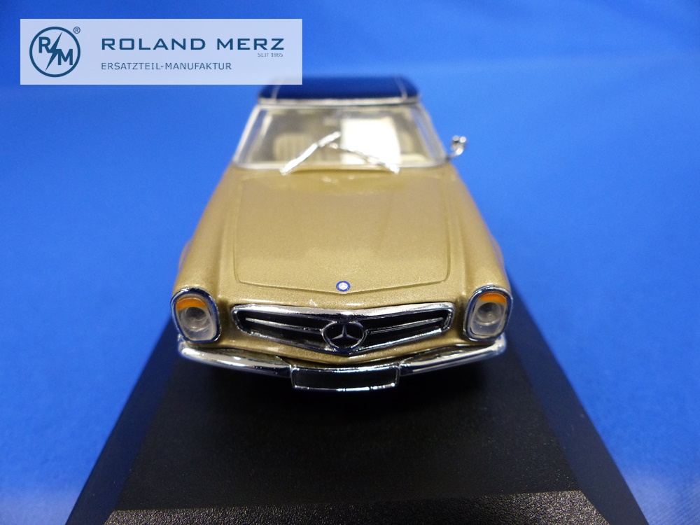 Mercedes-Benz 280 SL Pagode gold/schwarz - Minichamps PMA 1:43