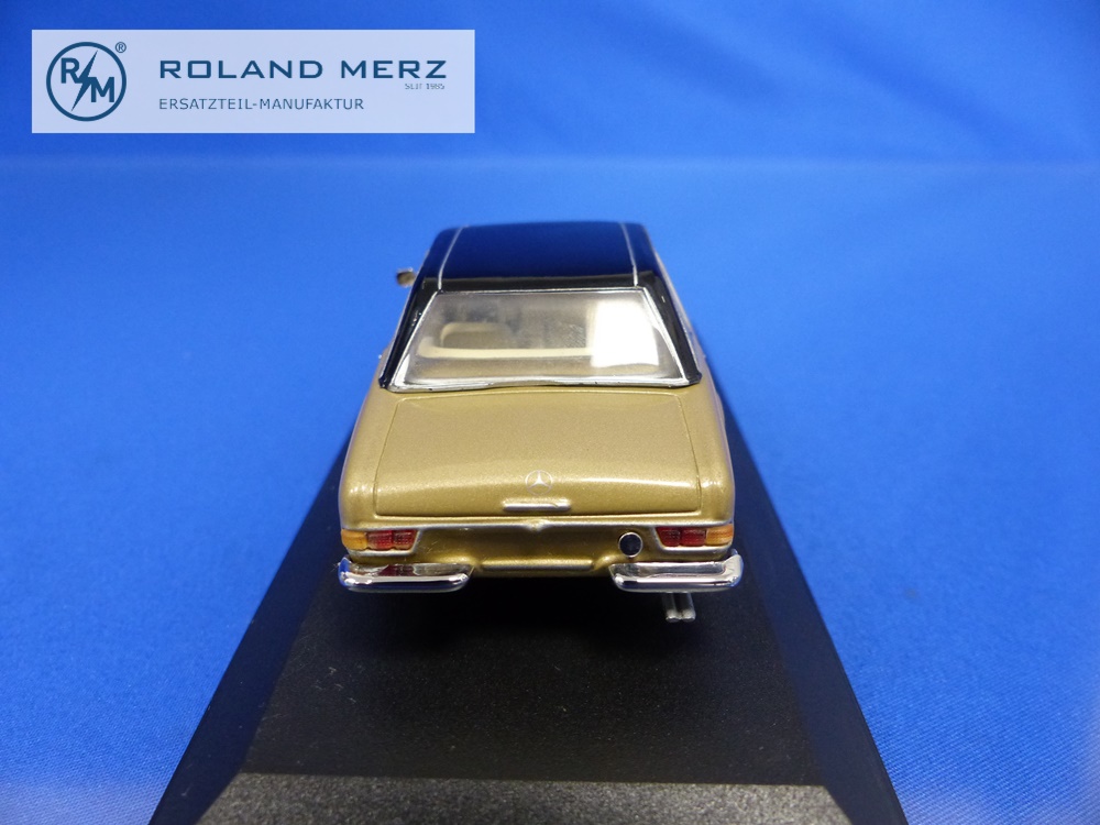 Mercedes-Benz 280 SL Pagode gold/schwarz - Minichamps PMA 1:43