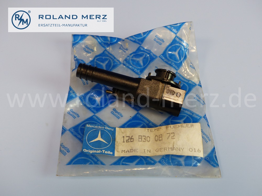 1268300872 Temperaturfühler, Innenraum am Dachrahmen, Mercedes W126, W124, W201, Original MB-Neuteil, NOS