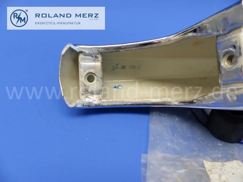 1208800255 bumper guard, rear right, Mercedes W110, W120, W121, Ponton, 180b, 180c, 180Db, 180Dc, 190b, 190Db, original Mercedes spare-part, NOS