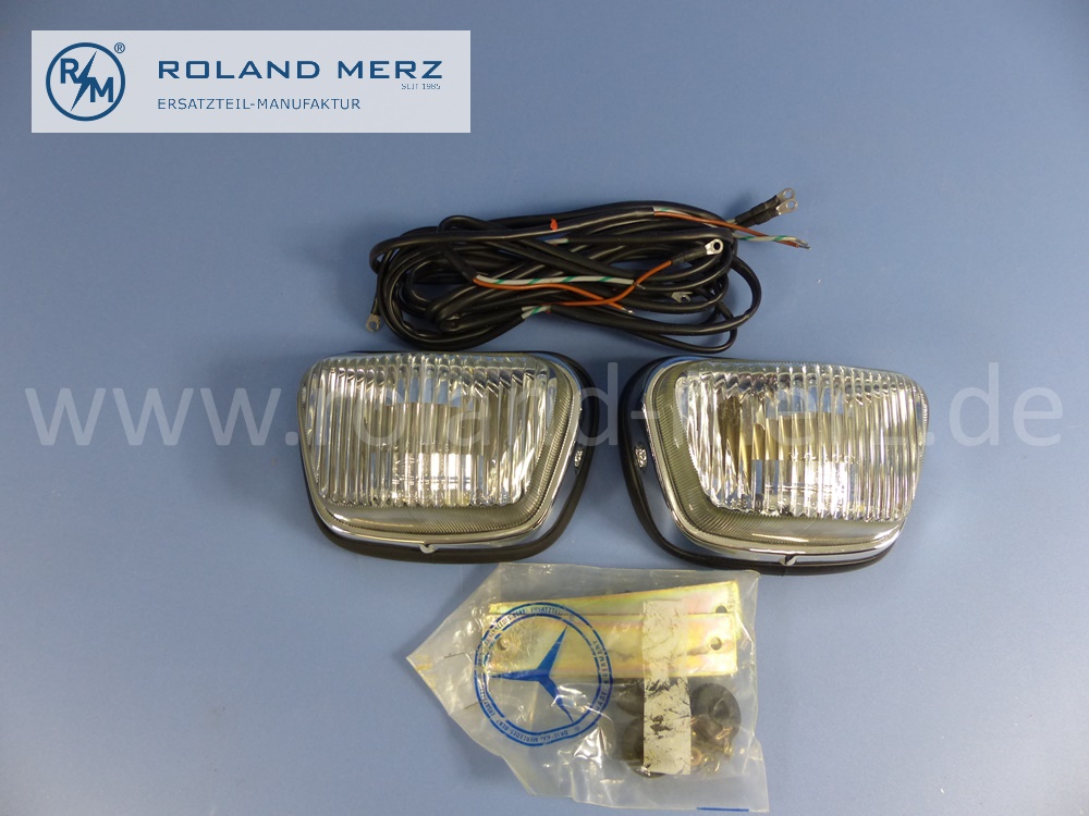 1108200756 exterior lamp, fog lamp kit, Mercedes W110, Heckflosse, original Mercedes spare-part, NOS