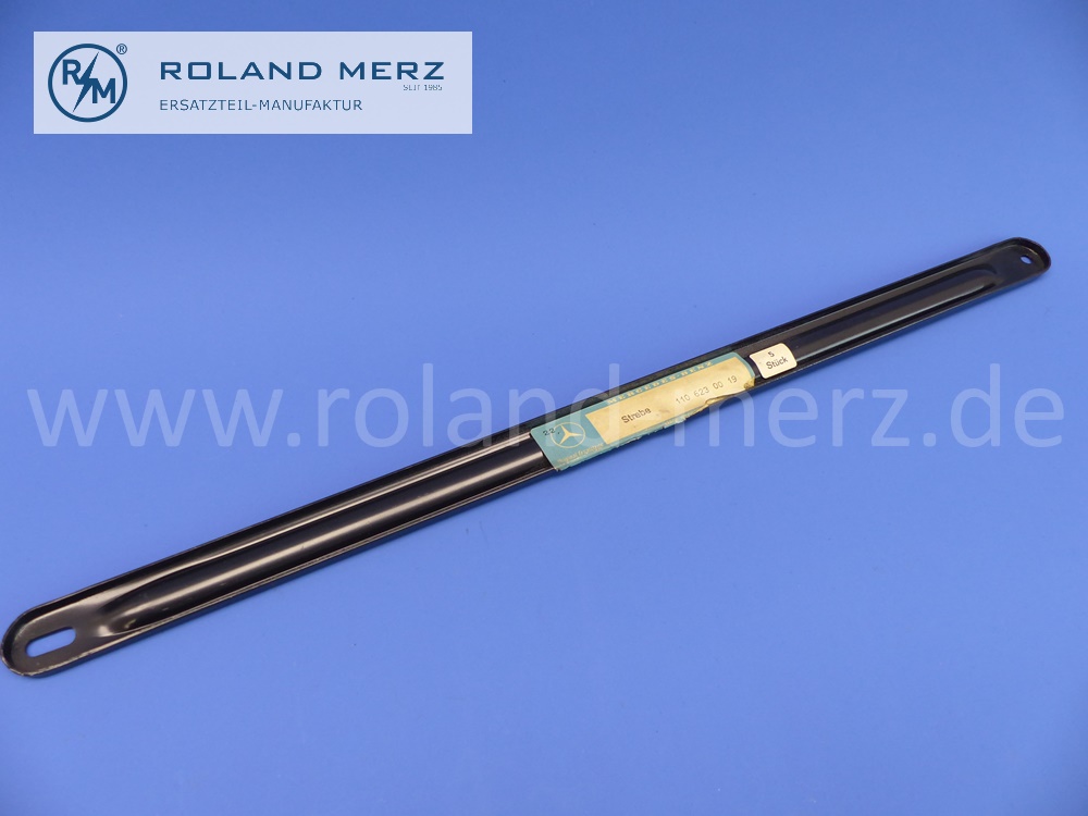 1106230019 Strebe für Kühlerverstärkung, Mercedes W108, W109, W110, 190c  - 200Dc,  250S, 250SE, 300SEb, 300SEL - M189, Original Mercedes Neuteil, NOS