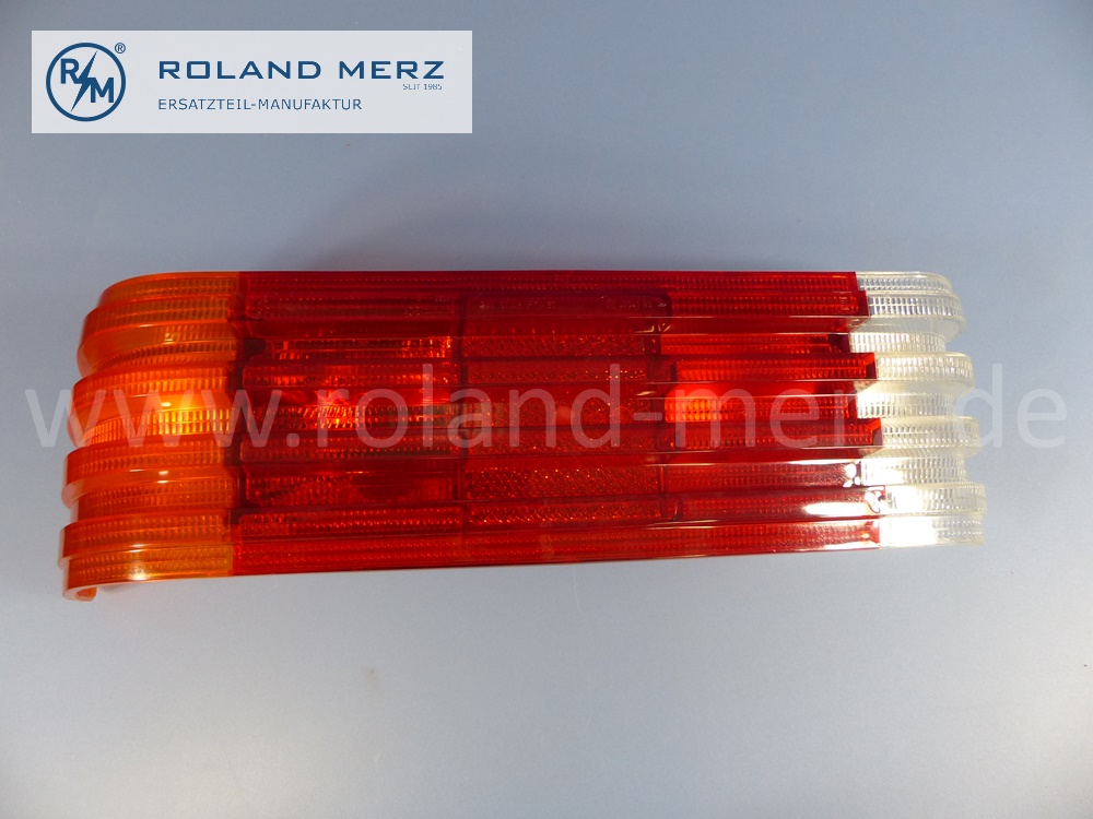 1078201166 lens tail lamp left, Mercedes W107, R107, C107, original Mercedes spare-part, NOS