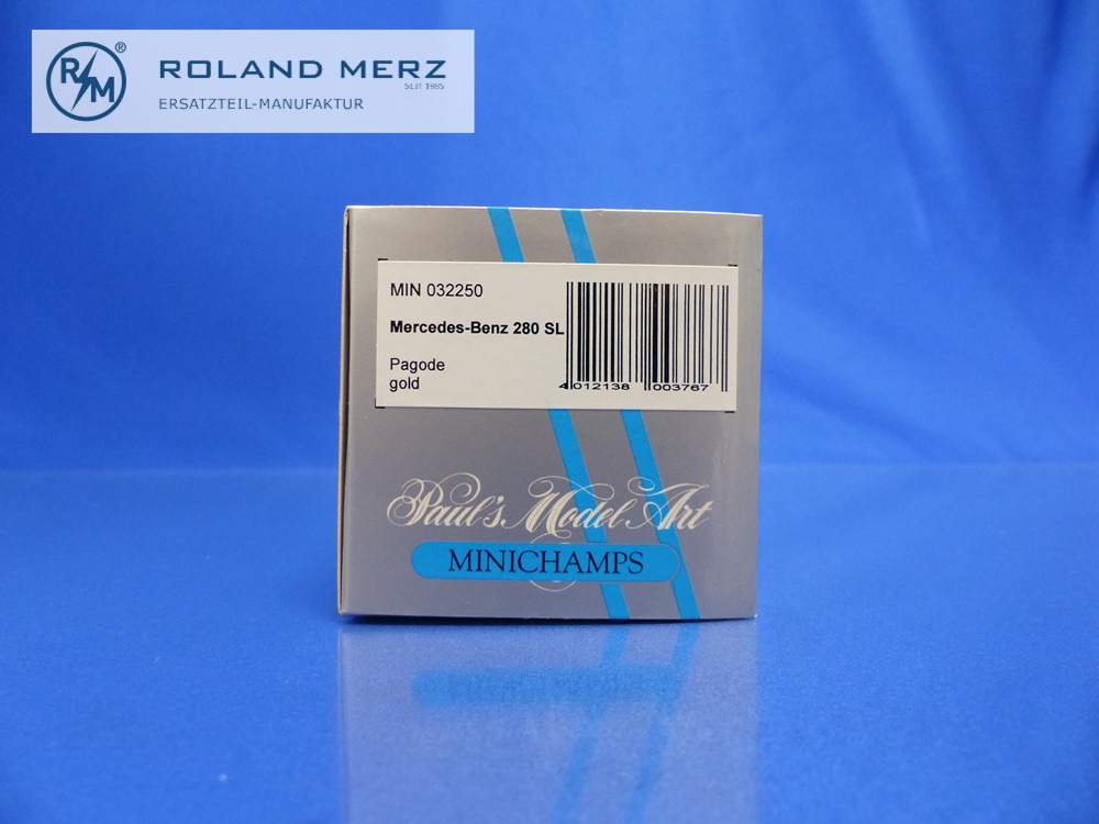 Mercedes-Benz 280 SL Pagode gold/schwarz - Minichamps PMA 1:43