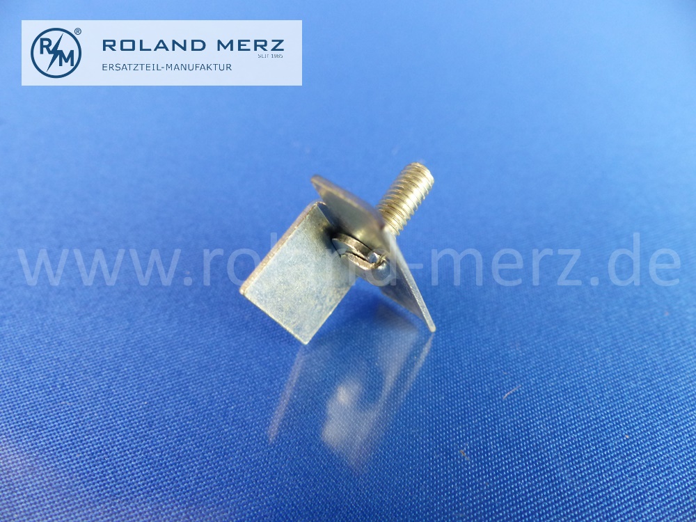 0009903233 fixation screw, original version, long entrance ornamental bar, Mercedes W128, W180, 220S, 220SE Coupe/Cabriolet, original MB spare part, NOS