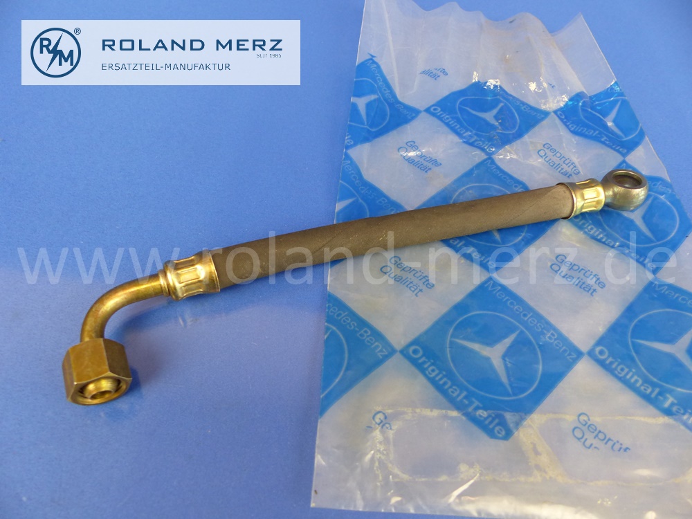 0039972782 flexible hose, injection pump to overflow valve, Mercedes 180Dc, 190D, 190Db, original MB spare part, NOS