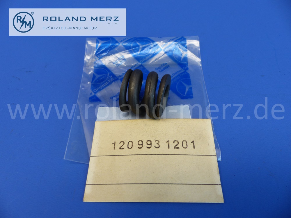 1209931201 pressure spring, brake shoe adjustment, Mercedes L319, O319, 314, 730, 733, 742, original Mercedes spare part, NOS