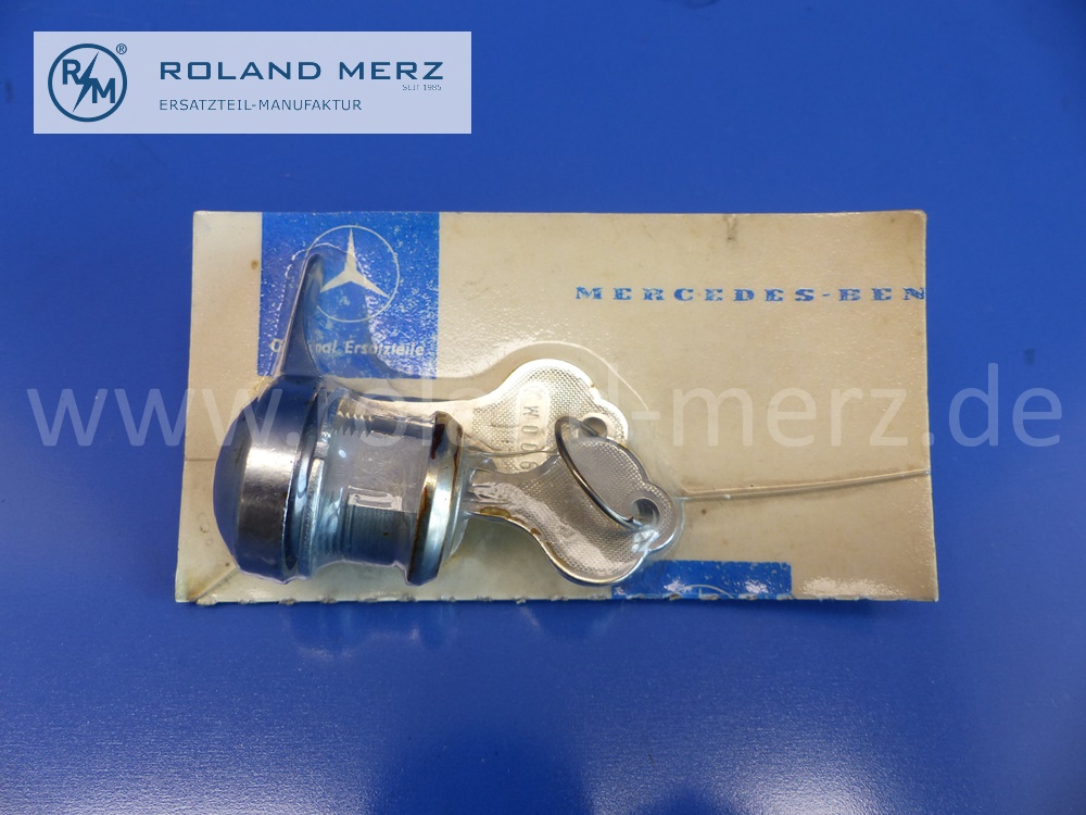 1106890001 lock glove compartment, with 2 keys, Mercedes W108, W110, W111, W112, W113 Pagode, original Mercedes spare-part, NOS