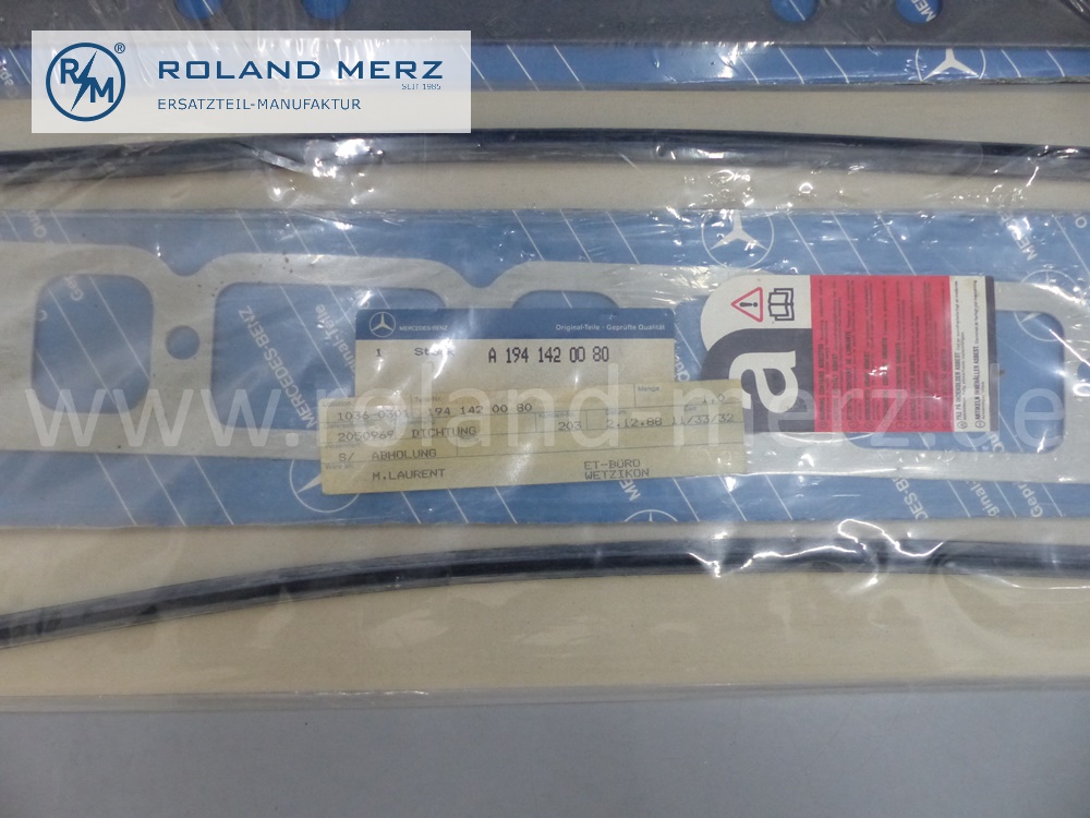 1890160120 1941420080 1860160080 Motor Dichtsatz, Motordichtsatz, Mercedes W189, 300d, Original Mercedes Neuteil, NOS