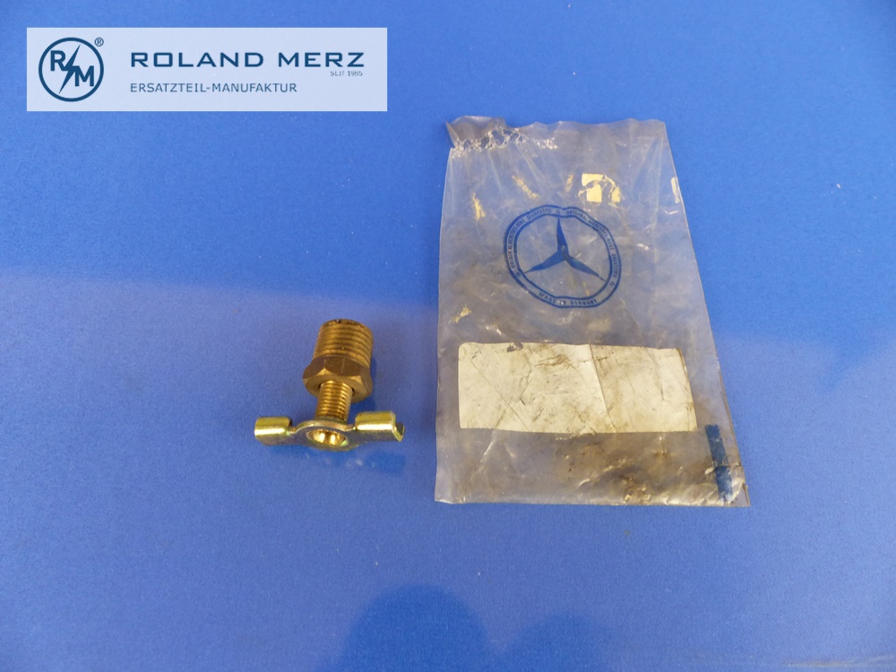0005010065 drain valve, M 14x1,5, radiator, Mercedes 180 - 220SE, 190SL, 300SL , 300d, Bm 108, 111, 112, Original MB spare part NOS