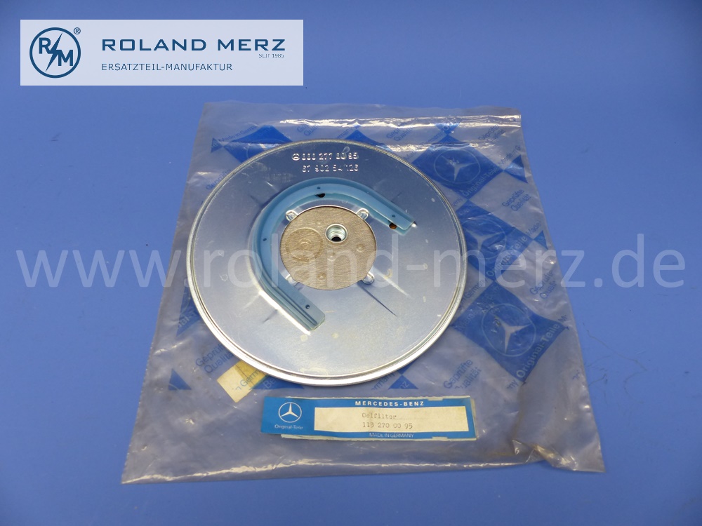 1132700095 Hydraulikfilter, Ölfilter Automatikgetriebe 0002770095, 1122700395 Mercedes W113, 230SL, 250SL, 280SL, 220SEb, 250SE, 280SE, 300SEL 6.3, 600, 1MAN 18.10/1, Original Mercedes Neuteil, NOS