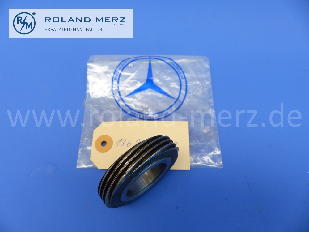 1362640030 drive gear, speedometer, 7 teeth, Mercedes W136, W186, W187, W188, W191, 170 – 220, 300, 300S, original Mercedes spare part, NOS