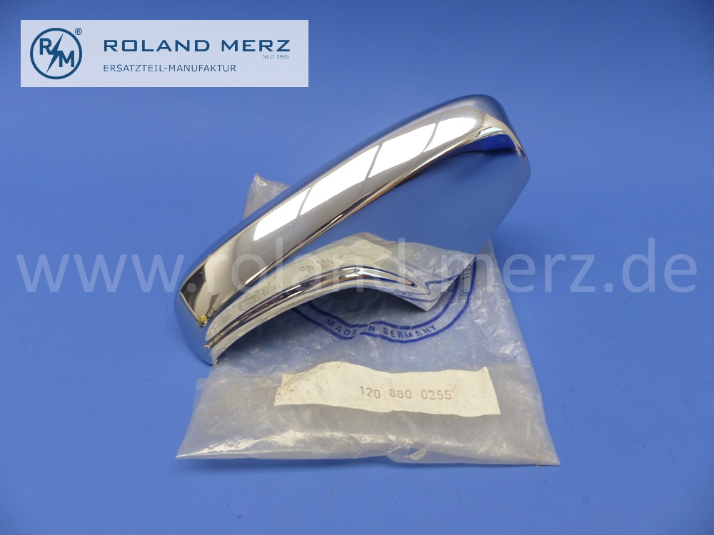 1208800255 bumper guard, rear right, Mercedes W110, W120, W121, Ponton, 180b, 180c, 180Db, 180Dc, 190b, 190Db, original Mercedes spare-part, NOS