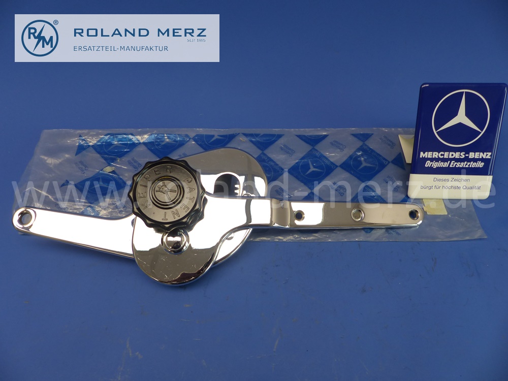 0009100185 fitting reclinig seat, left, left front seat, hand wheel Keiper, Mercedes W120, W121, W186, W188, original Mercedes spare-part, NOS