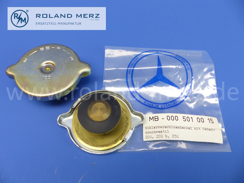 0005010015 radiator cap KZ 100 with overflow valve, Mercedes 190SL, 180 - 220SE, 190c - 300SEb, 230SL - 280SL, 300d, 300S, original Mercedes spare part, NOS