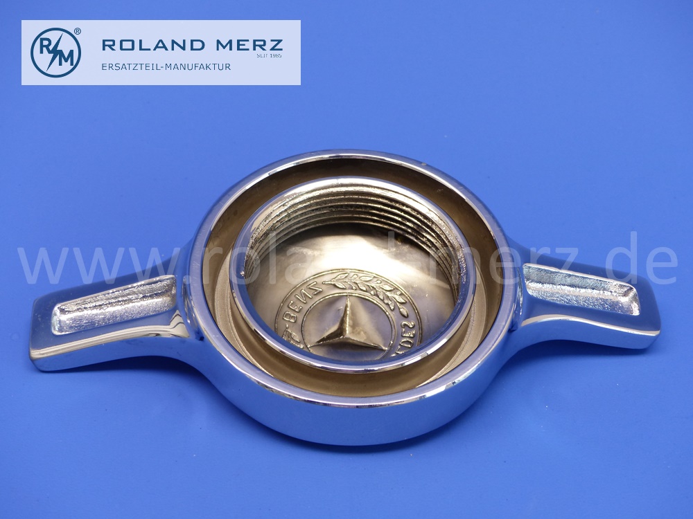 1944000324 clamp nut, disc wheel with Rudge hubs, left with right-hand thread, front axle, rear axle, 300SL Roadster und Coupé / 300SL gullwing, original Mercedes spare part, NOS