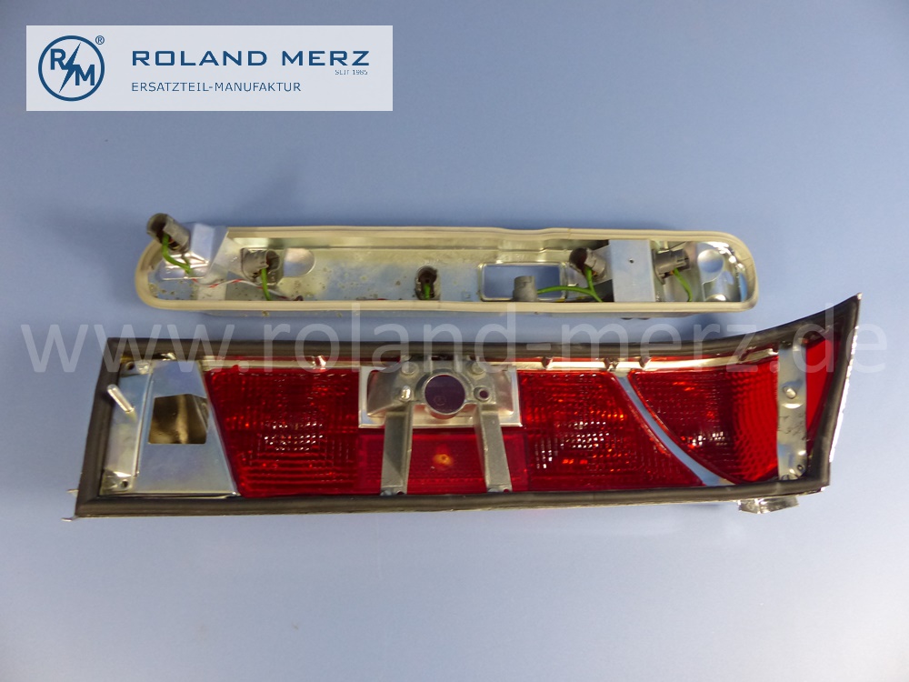 1108201064 rear light cluster, tail lamp, right, complete, Mercedes W110, W111, original Mercedes spare-part, NOS