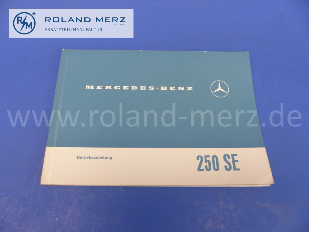 1085840196 operating instructions, owner's manual, Mercedes W108, 250SE, german, 71 pages, edition A, original Mercedes document, not a copy, NOS