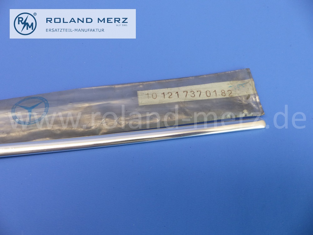 101217370182 1217370182 Zierleiste Tür innen unten an Innenverkleidung, Länge 655mm für Mercedes W105, W120, W121, Ponton, Original Mercedes Neuteil, NOS