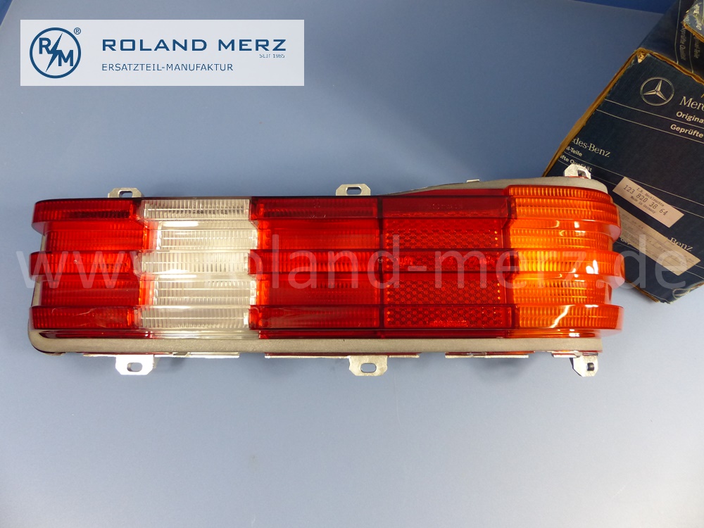 1238203864 tail lamp, rear light cluster right, without fog lamp, Mercedes W123, original Mercedes spare-part, NOS