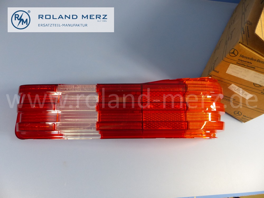 1238203466 lens tail lamp right, sedan, Mercedes W123, original Mercedes spare-part, NOS