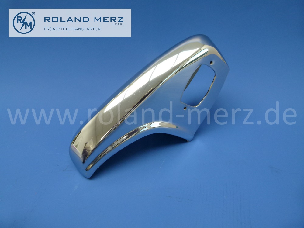 1208800155 bumper guard, rear left, Mercedes W110, W120, W121, Ponton, 180b, 180c, 180Db, 180Dc, 190b, 190Db, original Mercedes spare-part, NOS