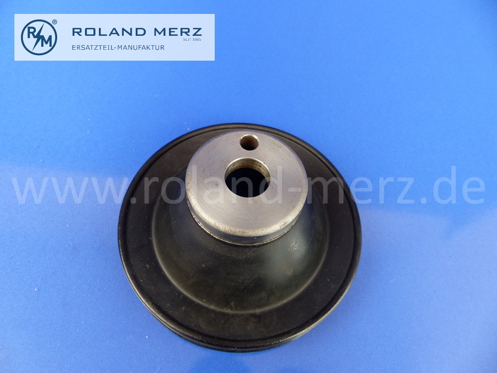 1212000105 Riemenscheibe Durchmesser 122mm, Mercedes M120, M121, 180, 190SL,  190b, Original MB-Neuteil NOS