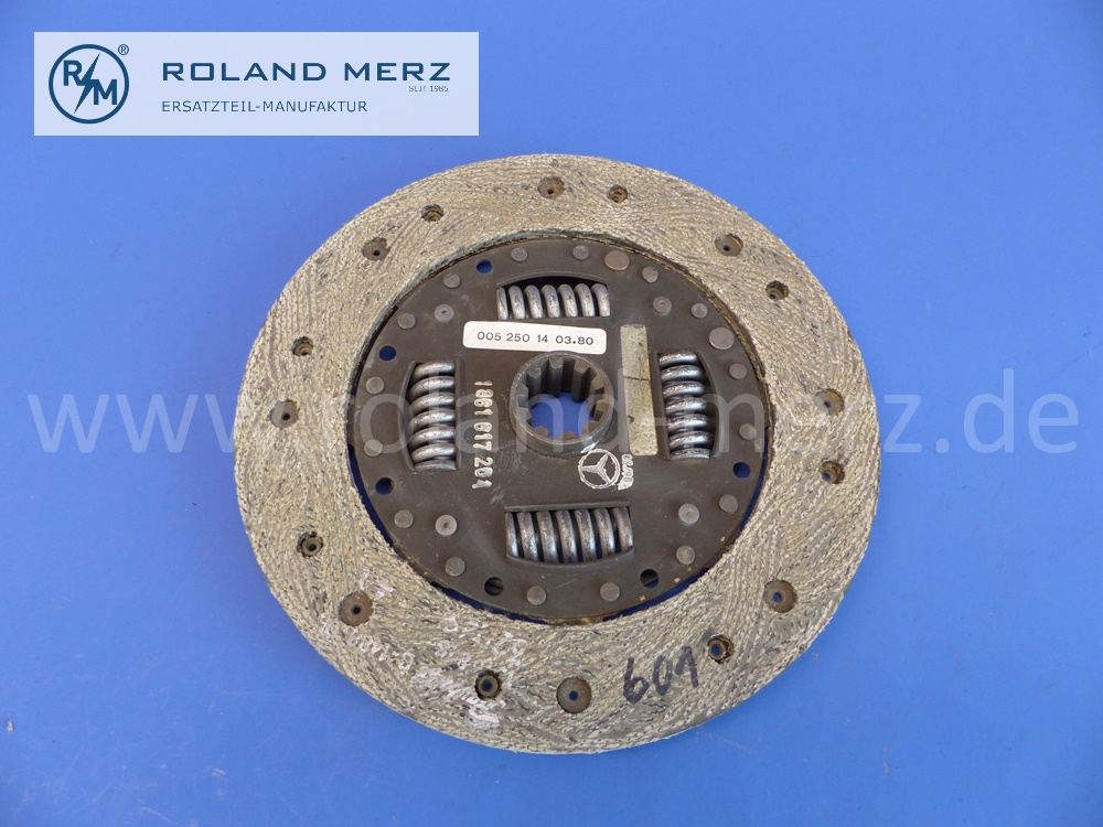 0052501403 Kupplungsscheibe Sachs 1861617201 Mercedes BM601,  T 1  207 D 2.4,  208 D 2.3, 210 2.3 , Original Mercedes Neuteil, NOS
