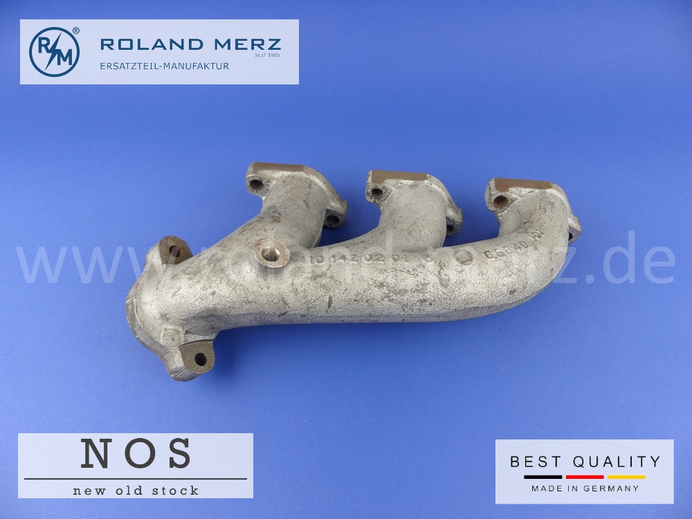 1101420201 Auspuffkrümmer Mercedes Zylinder 4-6, M110, W126, 280S, 280SE, 280SEL, Original MB-Neuteil, NOS