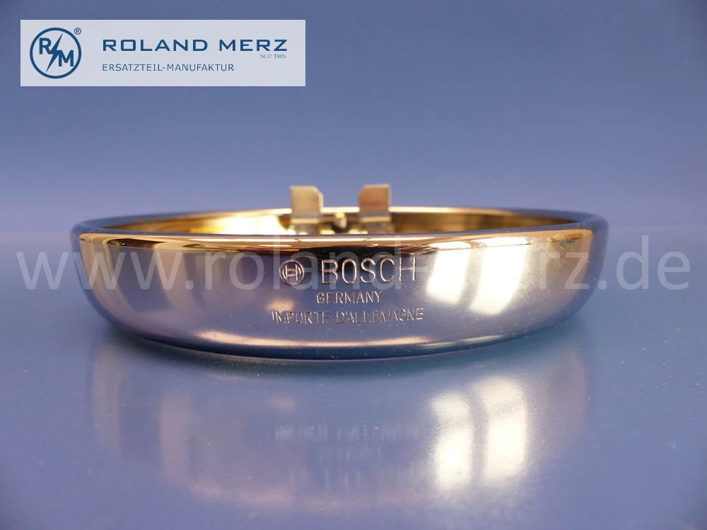 0008264789 cover ring head lamp, chrome plated, cross clotted screw, Mercedes W120, W121, Ponton, original Mercedes spare-part, NOS