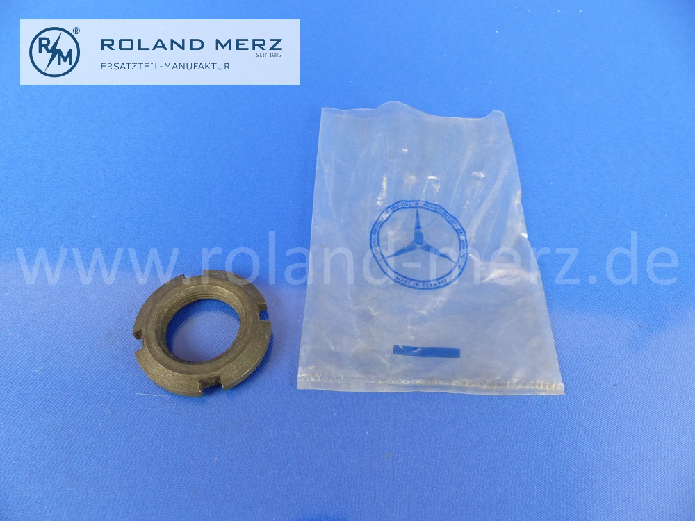 1119900060 locknut, propshaft, Mercedes 190c-200D, 220b, Sb,  230S, 230SL, 300SE, 600, Original MB spare part NOS