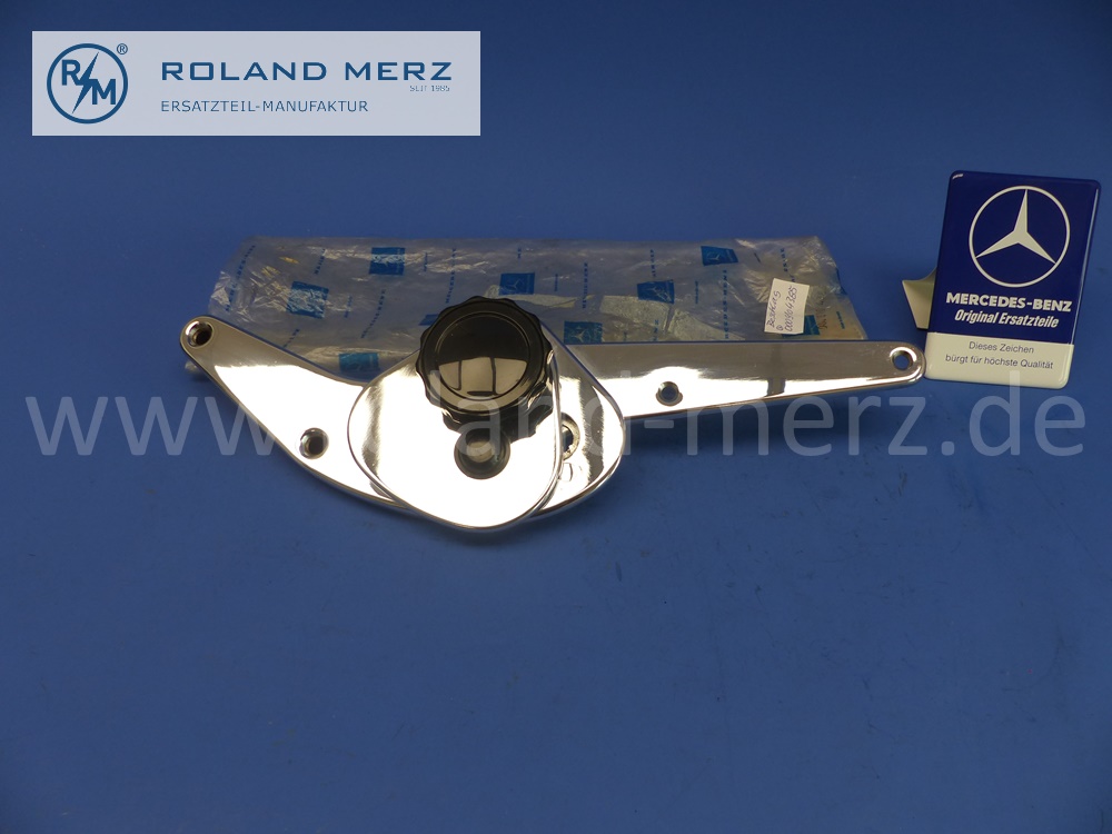 0009104385 backrest adjustment left, front seat left, with hand wheel, Mercedes W108, W109, W110, W111, W114, W115, original Mercedes spare-part, NOS