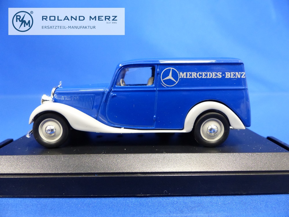 Mercedes-Benz 170V Van Mercedes-Benz blau 1939 - 1942 - 290 Vitesse 1:43 Modell