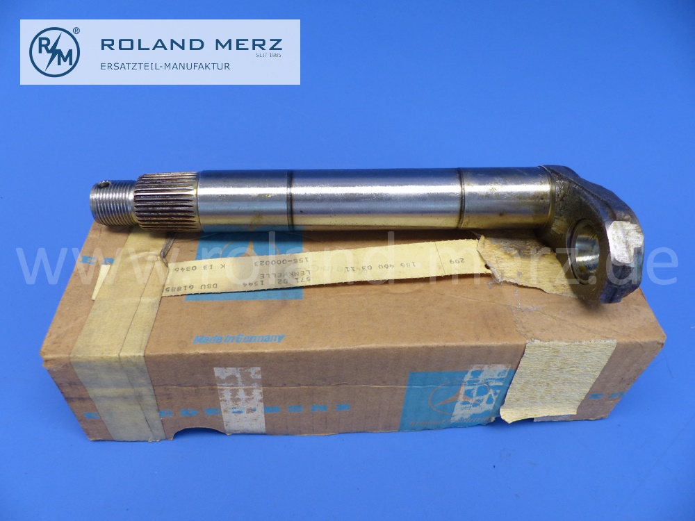 1864600311 steering worm sector shaft, Mercedes 190SL, Ponton 180 - 220SE, 300d, 300SL Roadster, original Mercedes spare-part, NOS