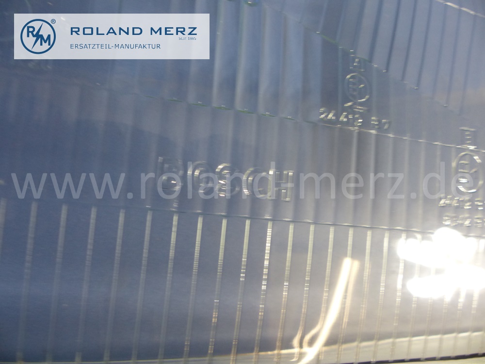 1238200890 Bosch lens head lamp right, H4, right hand traffic, Mercedes W123, original Mercedes spare-part, NOS