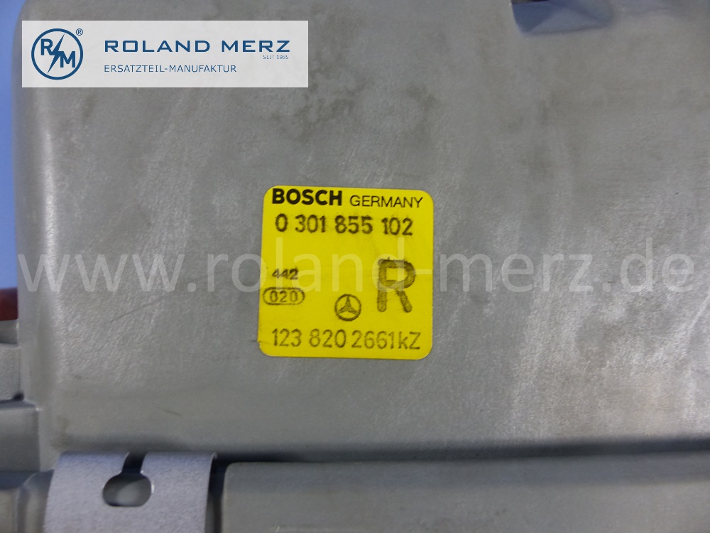 1238202661 Bosch lighting unit, headlamp, H4, right, right hand traffic, Mercedes W123, original Mercedes spare-part, NOS