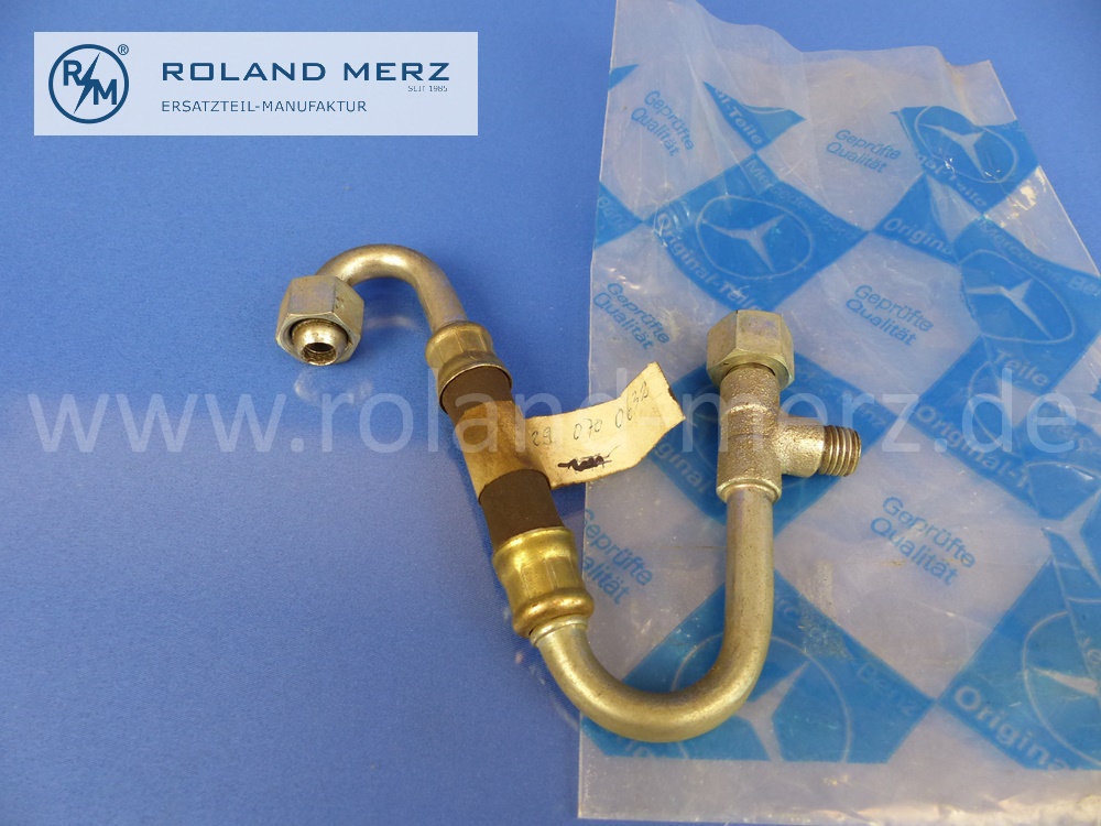 1290700632 fuel line to injection pump, Mercedes 250SE, 280SE, 250SL, 280SL, M129 and M130, Original MB-spare part, NOS