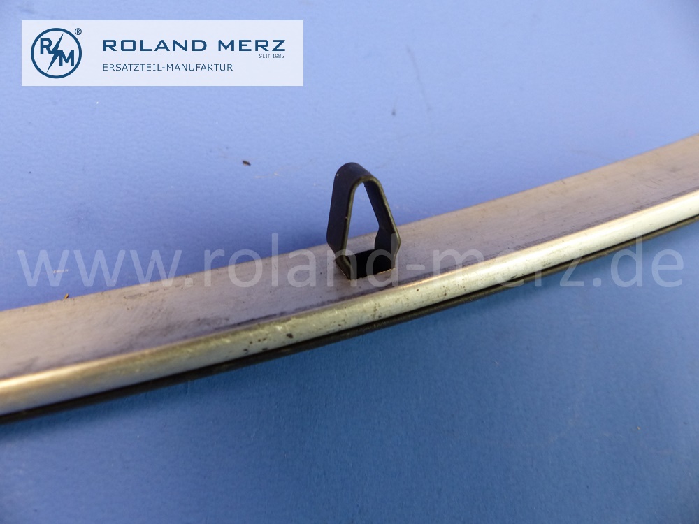 Set ornamental bar, Mercedes vintage commercial vehicle, 5 x 423mm and 4 x 223mm, curved aluminum support with plastic profile, mounting thread M4