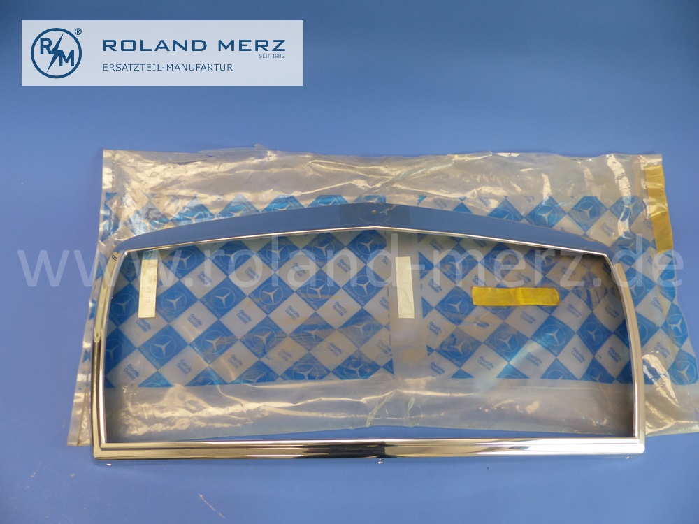 1168880515 radiator grille shell, chrome, Mercedes W116 S-Klasse, original Mercedes spare-part, NOS