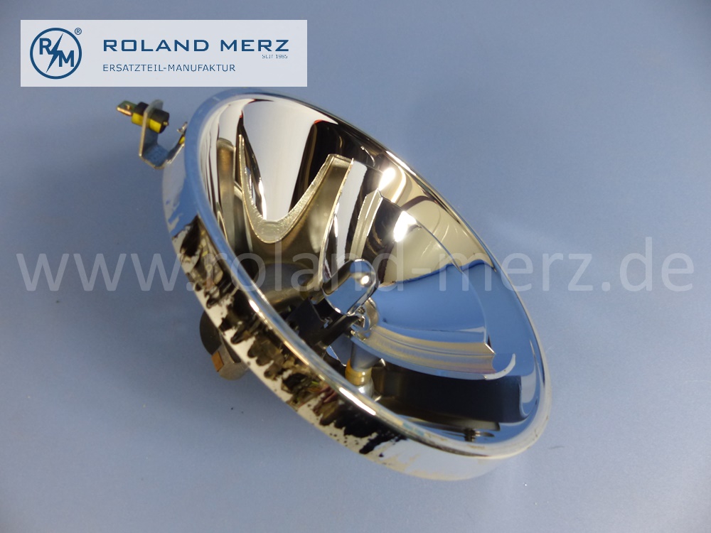 0008263678 Hella reflector head lamp left and right, Mercedes W114, W115, Strich 8, SA 55570, original Mercedes spare-part, NOS
