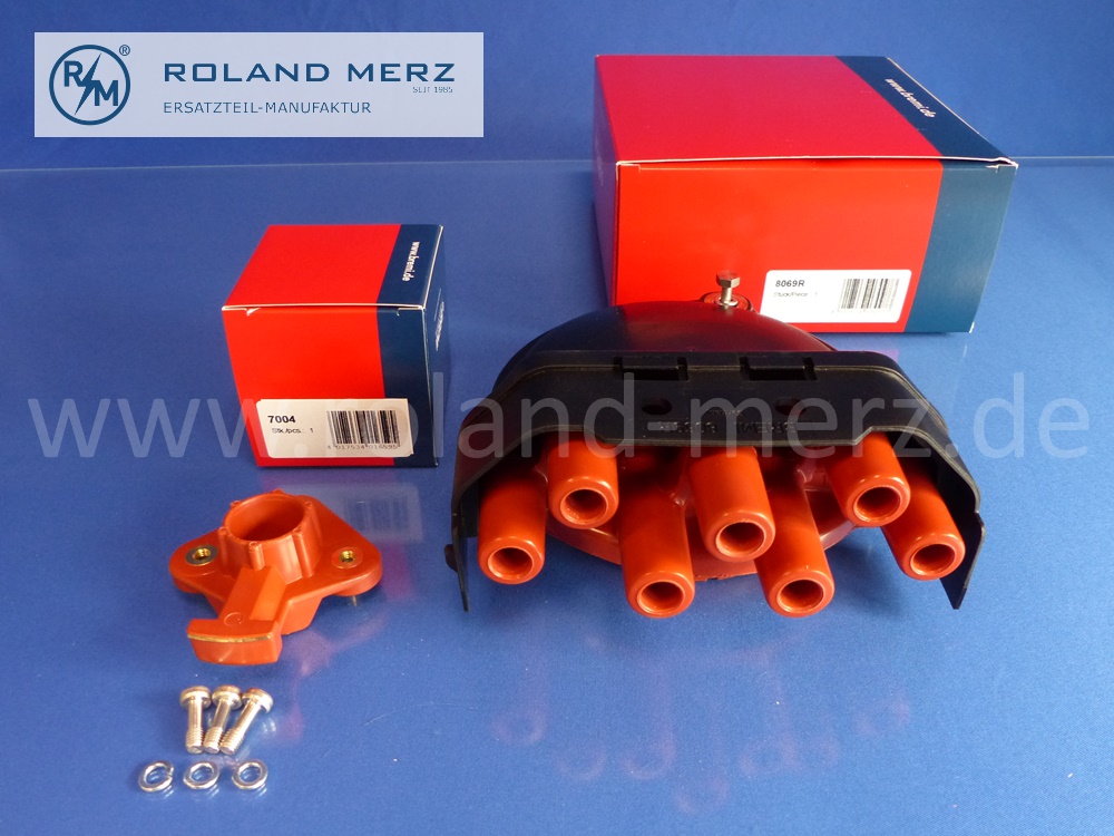 8069R Bremi Verteilerkappe + Verteilerläufer 7004 für 6 Zyl. BMW 3 E 30, BMW 5 E34, BMW 6 E24, BMW 7 E 32, BMW 8 E 31, BMW Z 1 Roadster 2.5,  Bosch Vergl. 1235522365,  letzte Teile aus deutscher Qualitätsproduktion